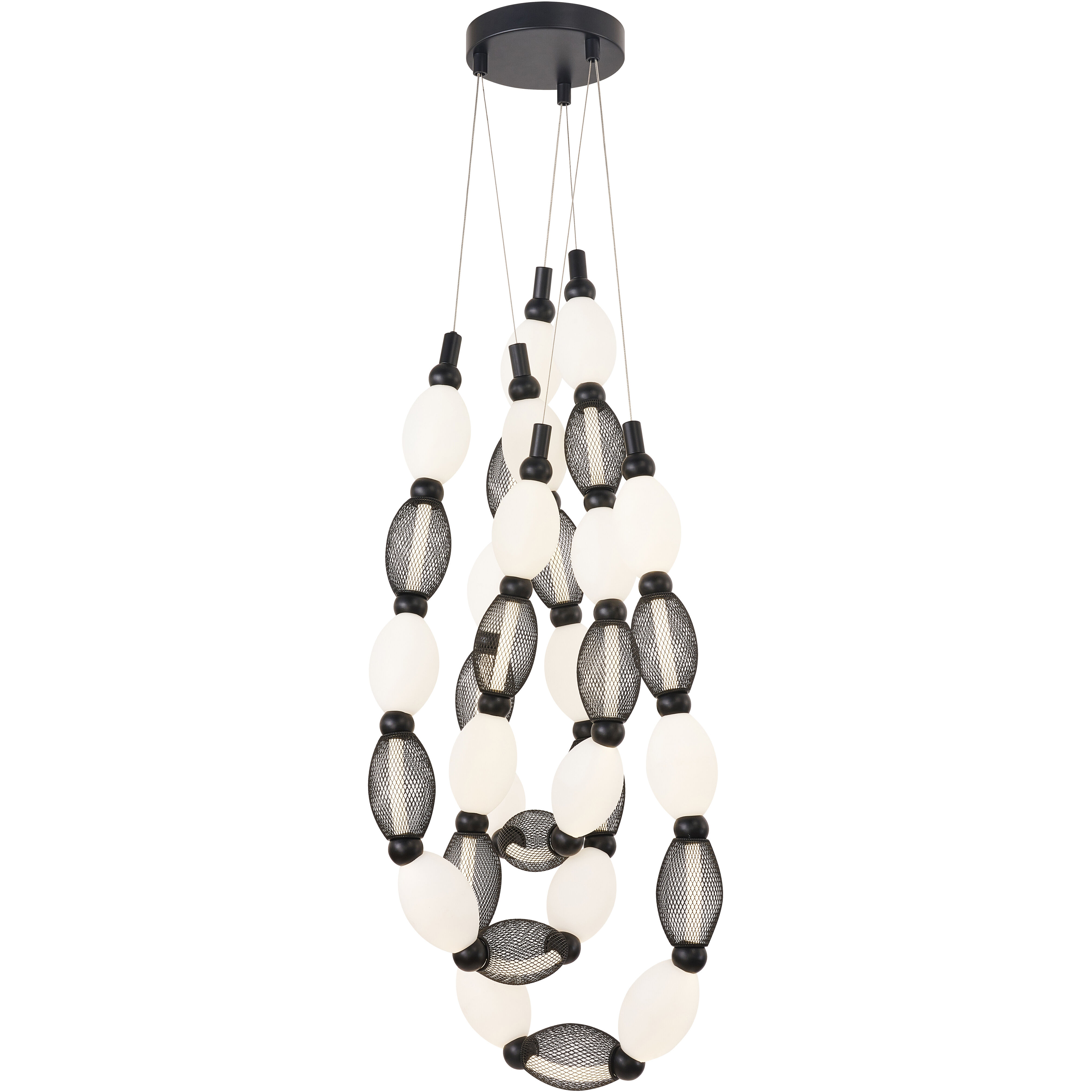Tentacles LED 75.88 inch Black Pendant Ceiling Light